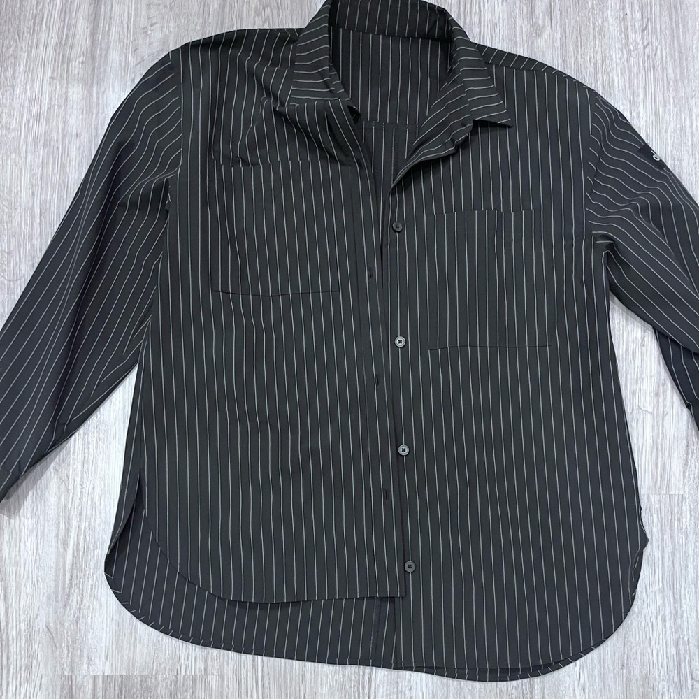 Pinstripe Daylight Button Down Long Sleeve